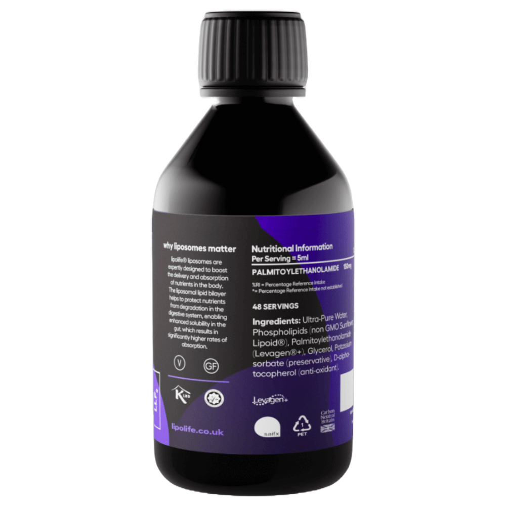 Buy Lipolife LLP2 - PEA (Palmitoylethanolamide) 240ml UK online