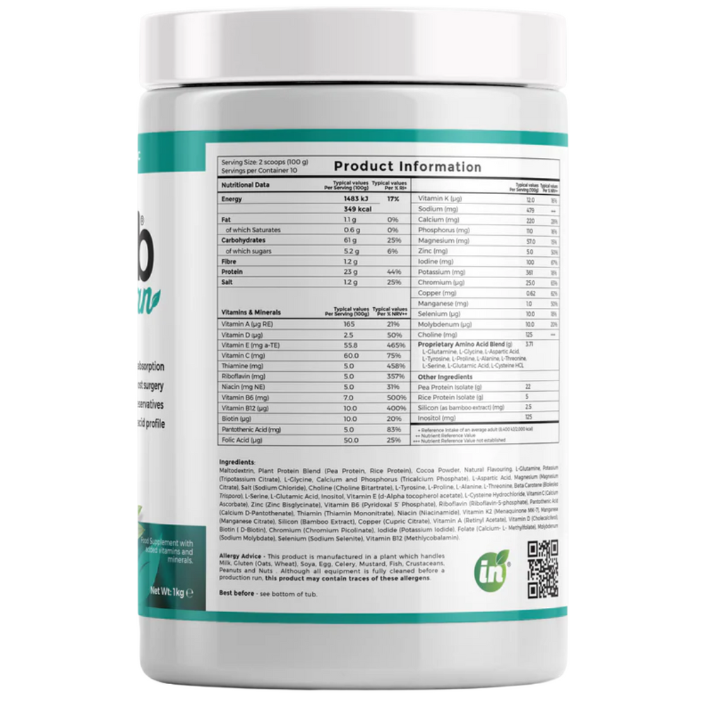 Absorb Plus Vegan - Unsweetened coco choc - IMIX nutrition UK