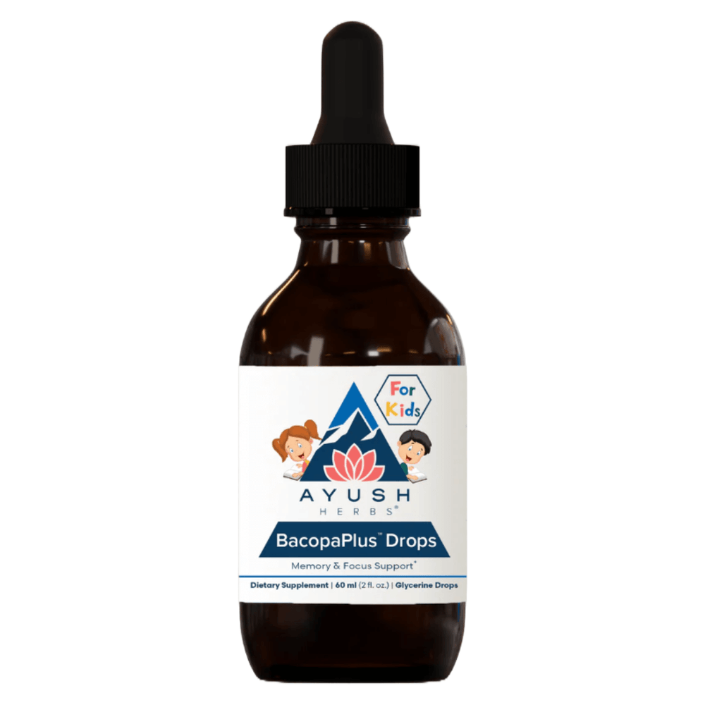 Buy Bacopa Plus Kids Drops - 60ml - Ayush Herbs UK online