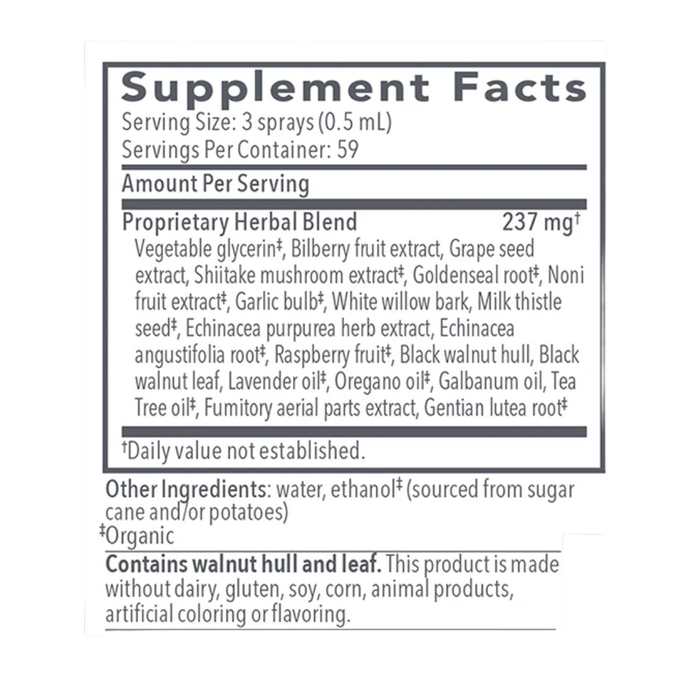 Buy Biocidin TS Broad-Spectrum Botanical Combination Throat Spray UK online