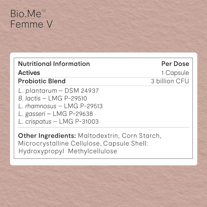 Buy Bio.Me Femme V | 60 Capsules | Invivo Healthcare UK online