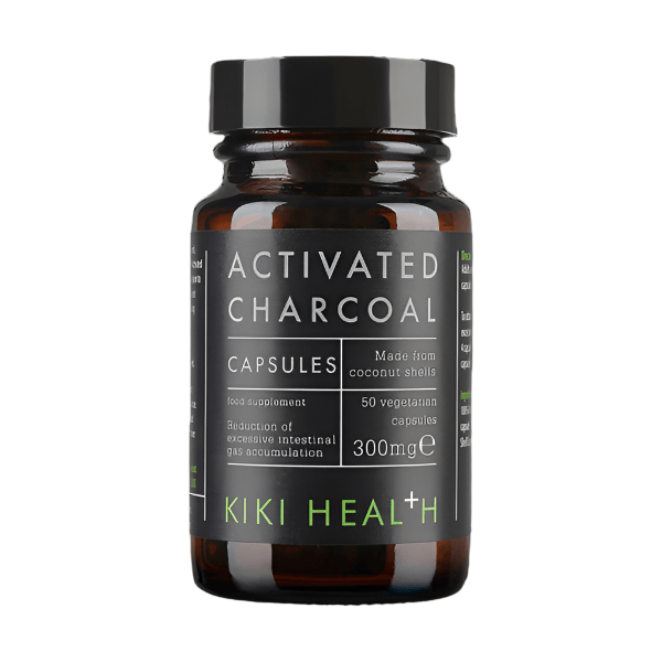 Buy Activated Charcoal | 50 veg capsules | Kiki Health UK online