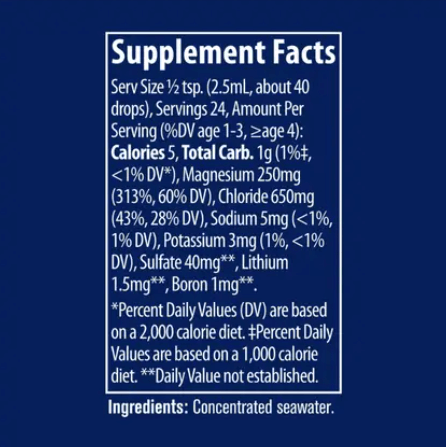 Buy ConcenTrace Trace Mineral Drops 59ml UK online