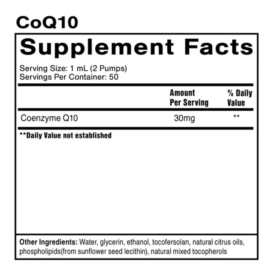 Buy CoQ10 - Nanoemulsified - 50ml UK online