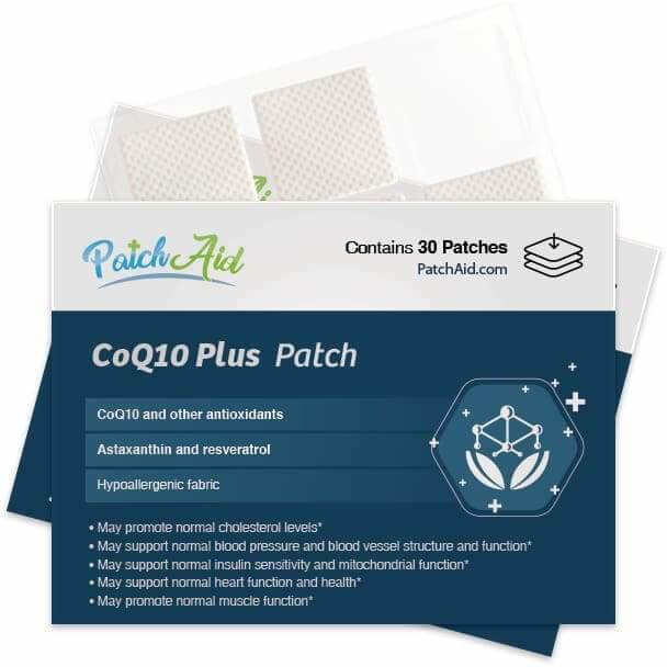 Buy CoQ10 Plus Patch | 30 Topical Patches | PatchAid UK online