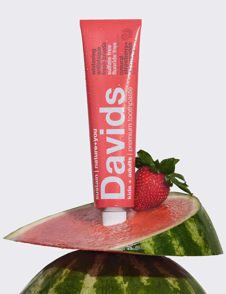 Buy Davids Premium Toothpaste | Kids & Adults | Strawberry Watermelon UK online