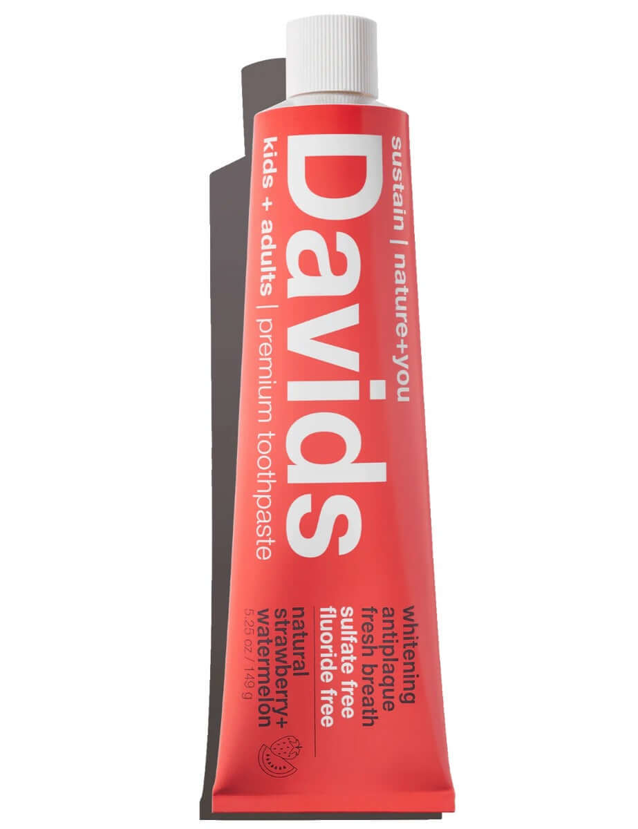 Buy Davids Premium Toothpaste | Kids & Adults | Strawberry Watermelon UK online