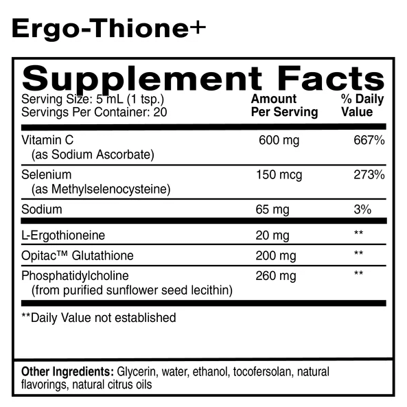 Buy Ergo-Thione+ | 100ml UK online