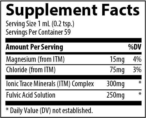 Buy Cell Therapy Ionic Fulvic Acid + | 59ml | Liquid Health UK online
