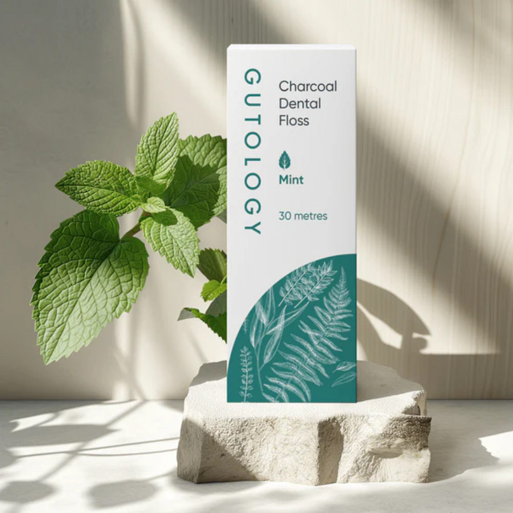 Gutology Charcoal Dental Floss Mint