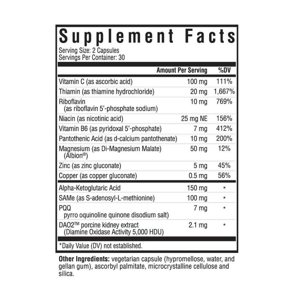 Buy Histamine Nutrients | 60 Capsules | Seeking Health UK online