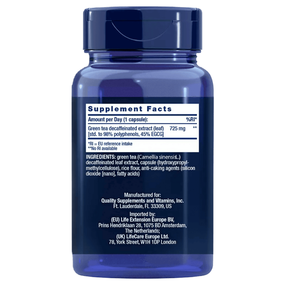 Buy Mega Green Tea Extract | 100 Veg Capsules | Decaffinated UK online