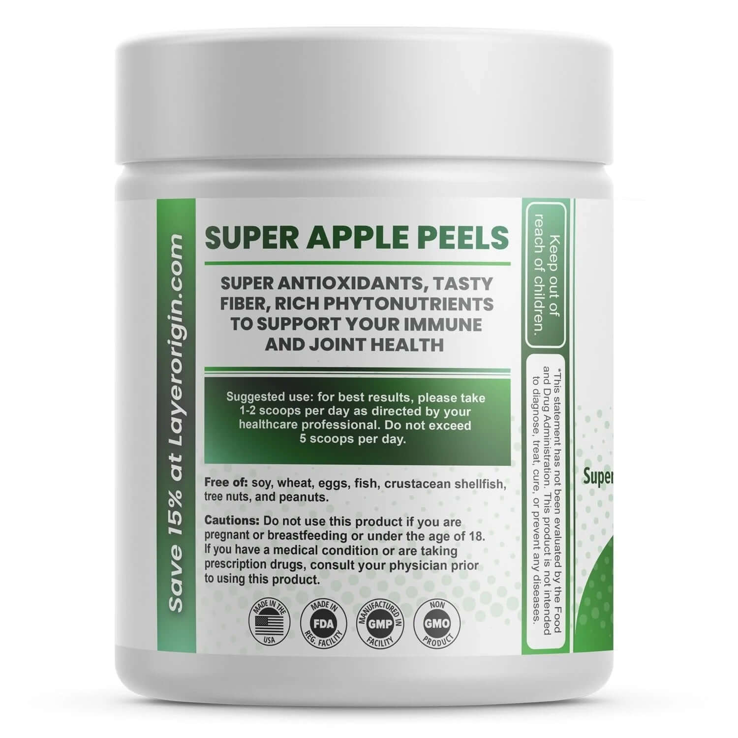 Buy Organic Apple Peel Powder | 84g UK online