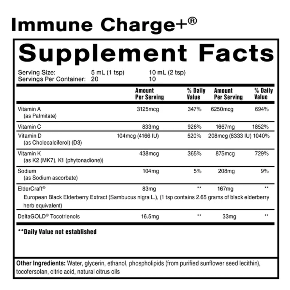 Buy Immune Charge + 100ml UK online