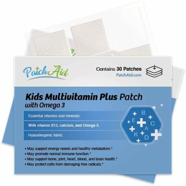 Buy Kids Multivitamin Plus with Omega-3 | 30 Topical Patches | PatchAid UK online
