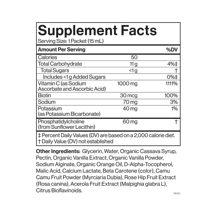 Buy Liposomal Vitamin C | 30 Pouches | Cymbiotika UK online