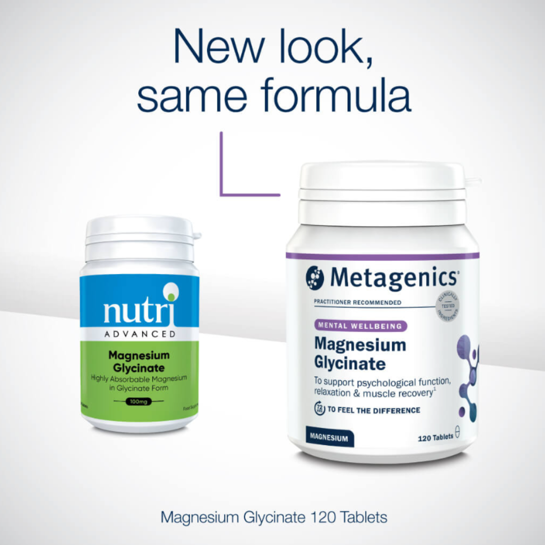 Buy Magnesium Glycinate | 120 Tablets metagenics UK online