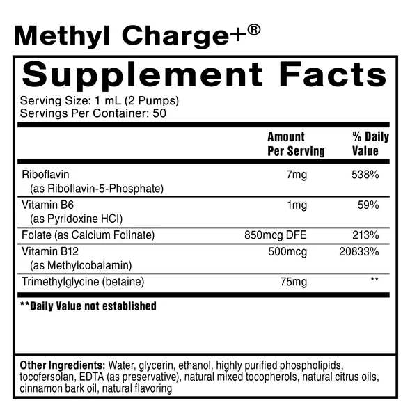 Buy Methyl Charge + - Quicksilver Scientific 50ml UK online