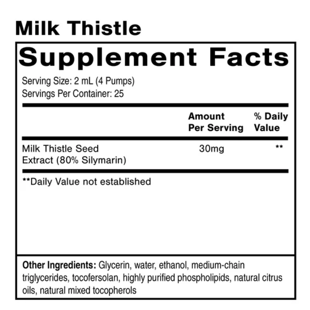 Buy Milk Thistle | Nanoemulsified | 50ml UK online