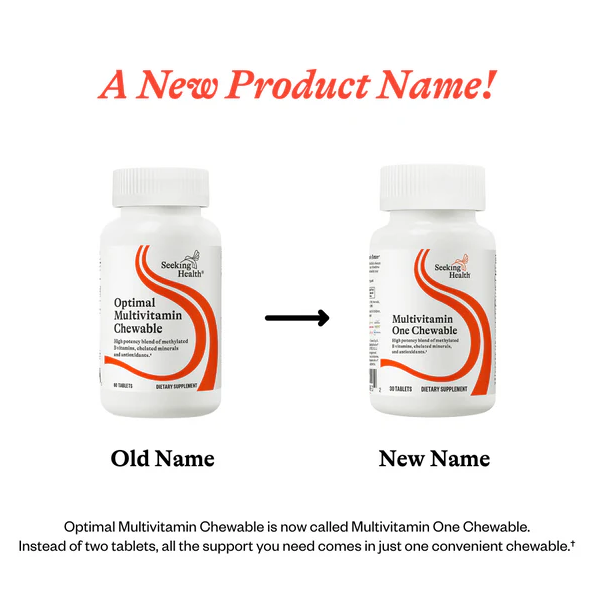 Multivitamin One Chewable | 30 Tablets | Seeking Health UK