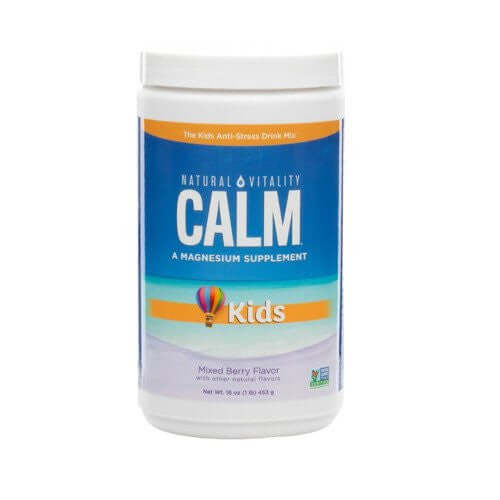 Buy Natural Vitality CALM Kids Magnesium Powder | Berry Flavour | 453 grams UK online