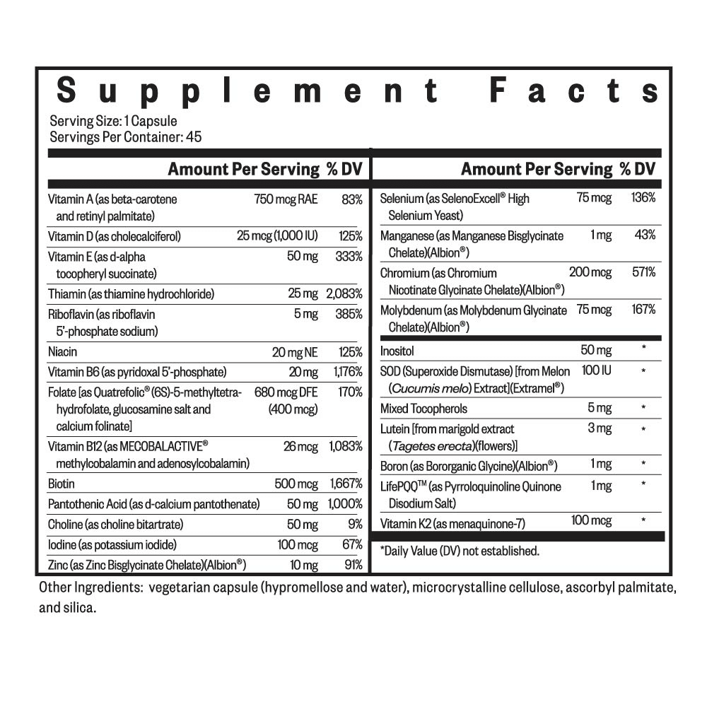 Buy Multivitamin One | 45 veg Caps UK online