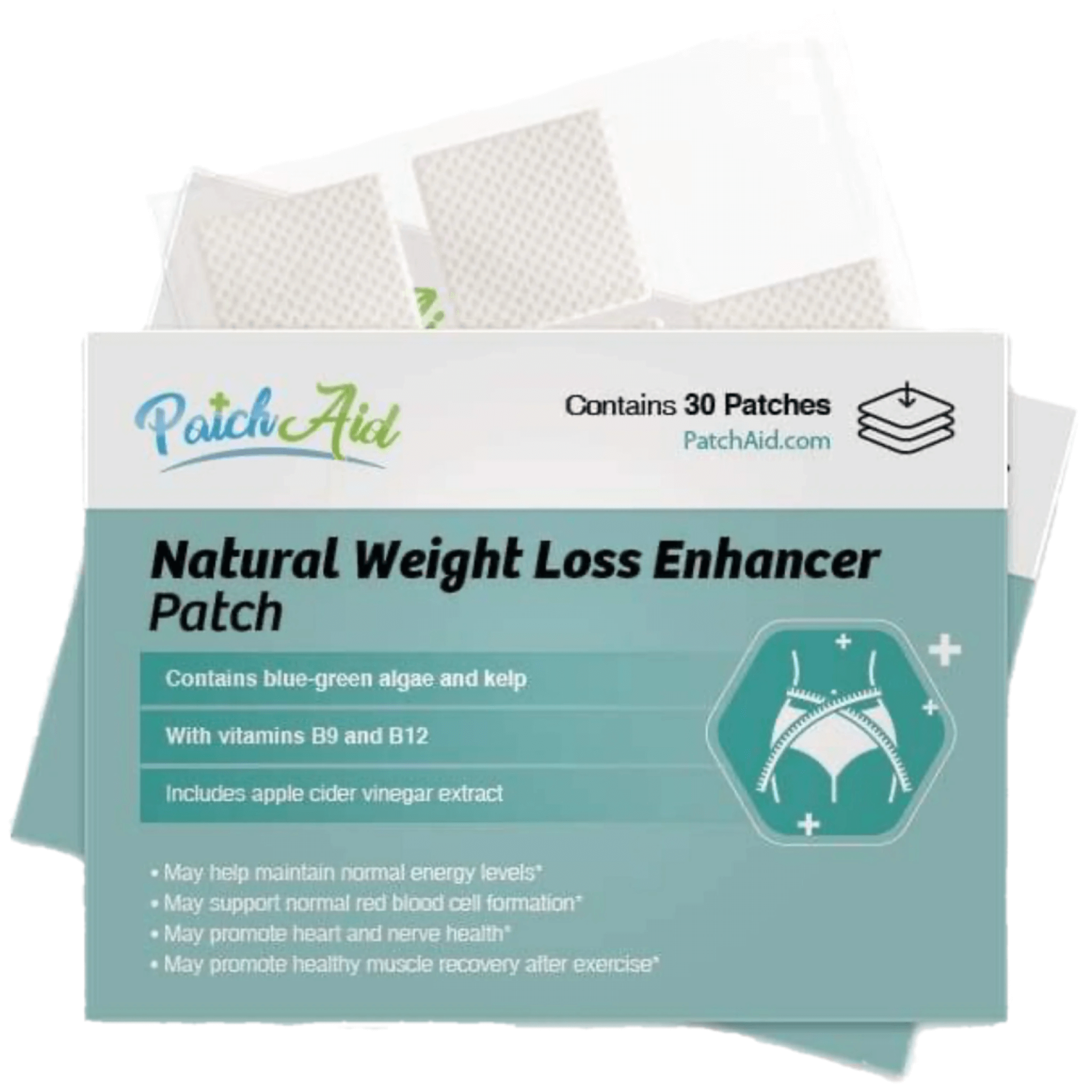 Buy Patch Aid Natural Weight Loss Enhancer Topical Patch - 30 Patches UK online