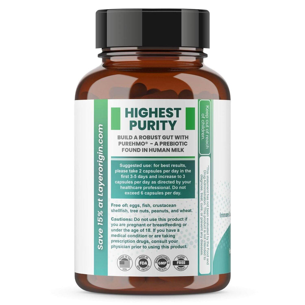 Buy PureHMO Prebiotic | 90 Capsules | Layer Origin UK online