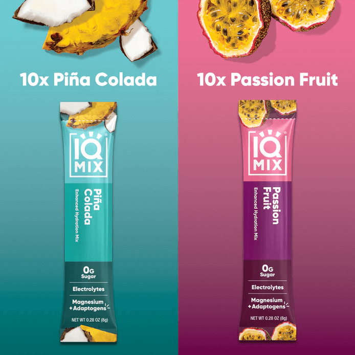 Buy IQMIX Tropical Pack - 20 Sticks (10 x Pina Colada 10 x Passion Fruit) UK online