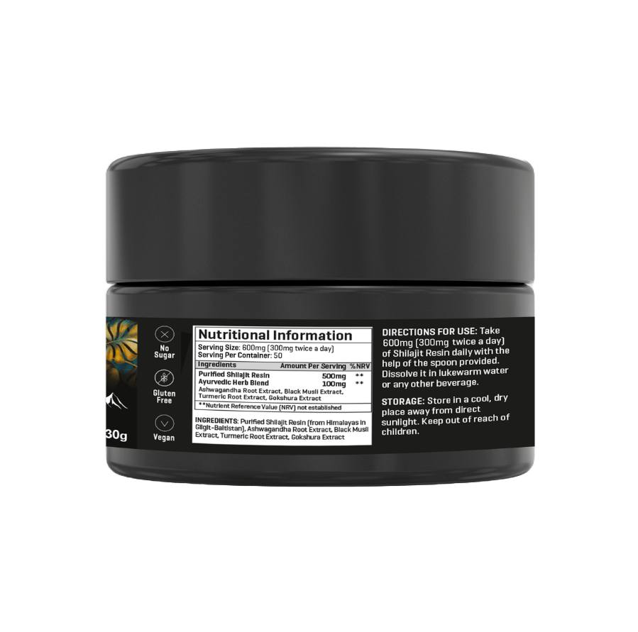Buy Gold Shilajit Resin 30g with Ashwagandha UK online