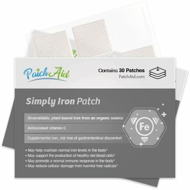Buy Simply Iron Topical Patch | 30 Patches | PatchAid UK online