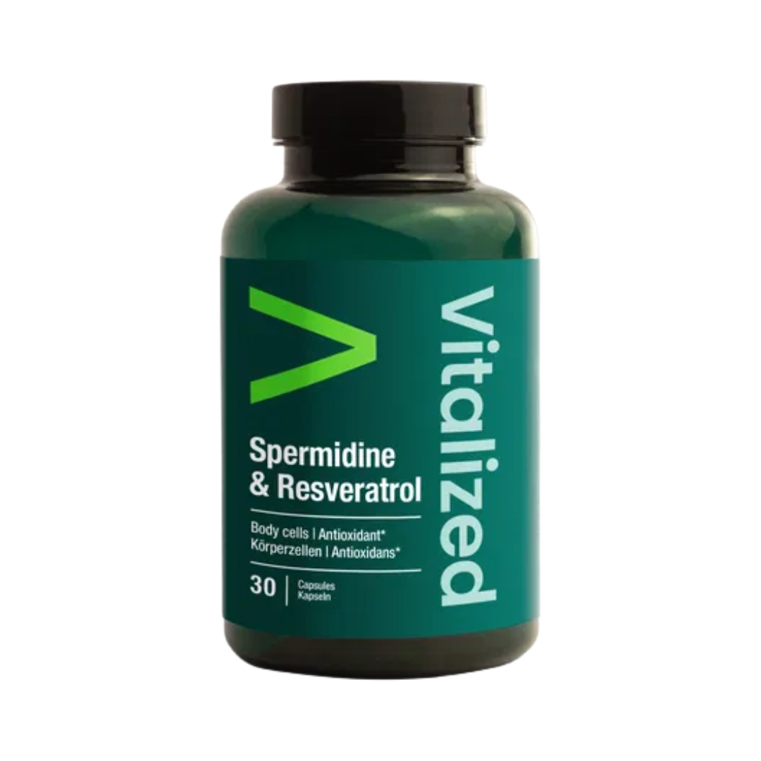 Picture Idea: Spermidine Resveratrol 30 Capsules Vitalized Fast Uk Shipping