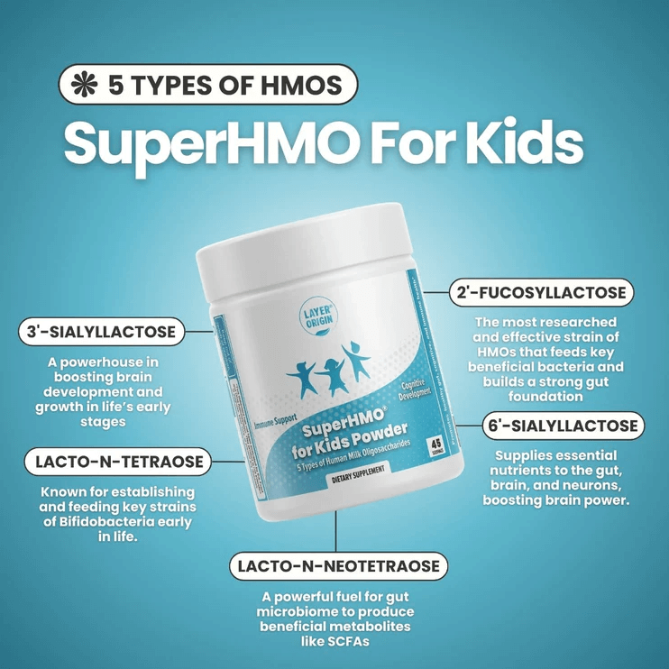 Buy SuperHMO® for Kids Super Prebiotic Powder | 45 Servings UK online