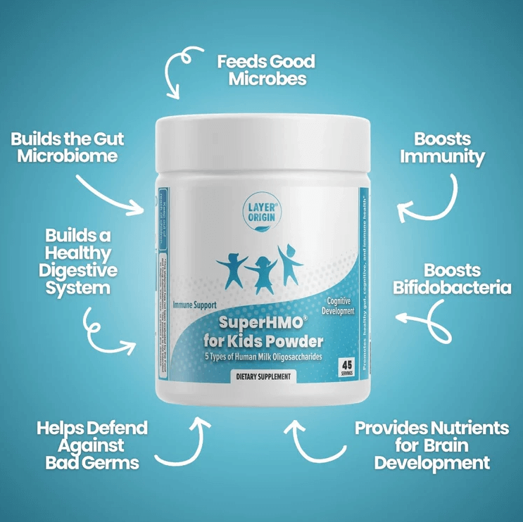 Buy SuperHMO® for Kids Super Prebiotic Powder | 45 Servings UK online