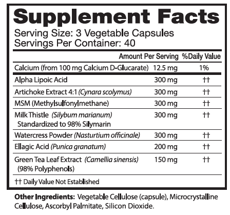 Buy Toxiclear Professional Formula | 120 Capsules | Neurobiologix UK online