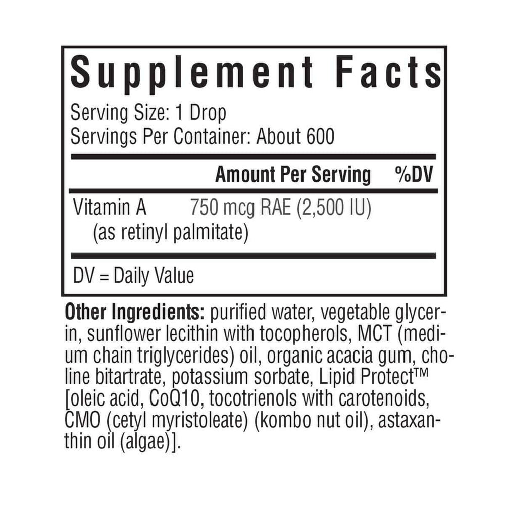 Buy Vitamin A Drops | 600 Servings UK online