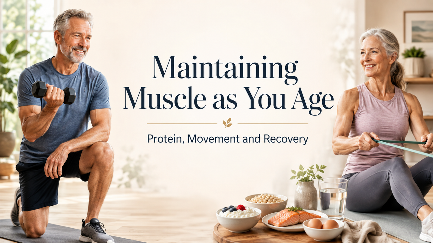 Maintaining Muscle as You Age: Protein, Movement and Recovery