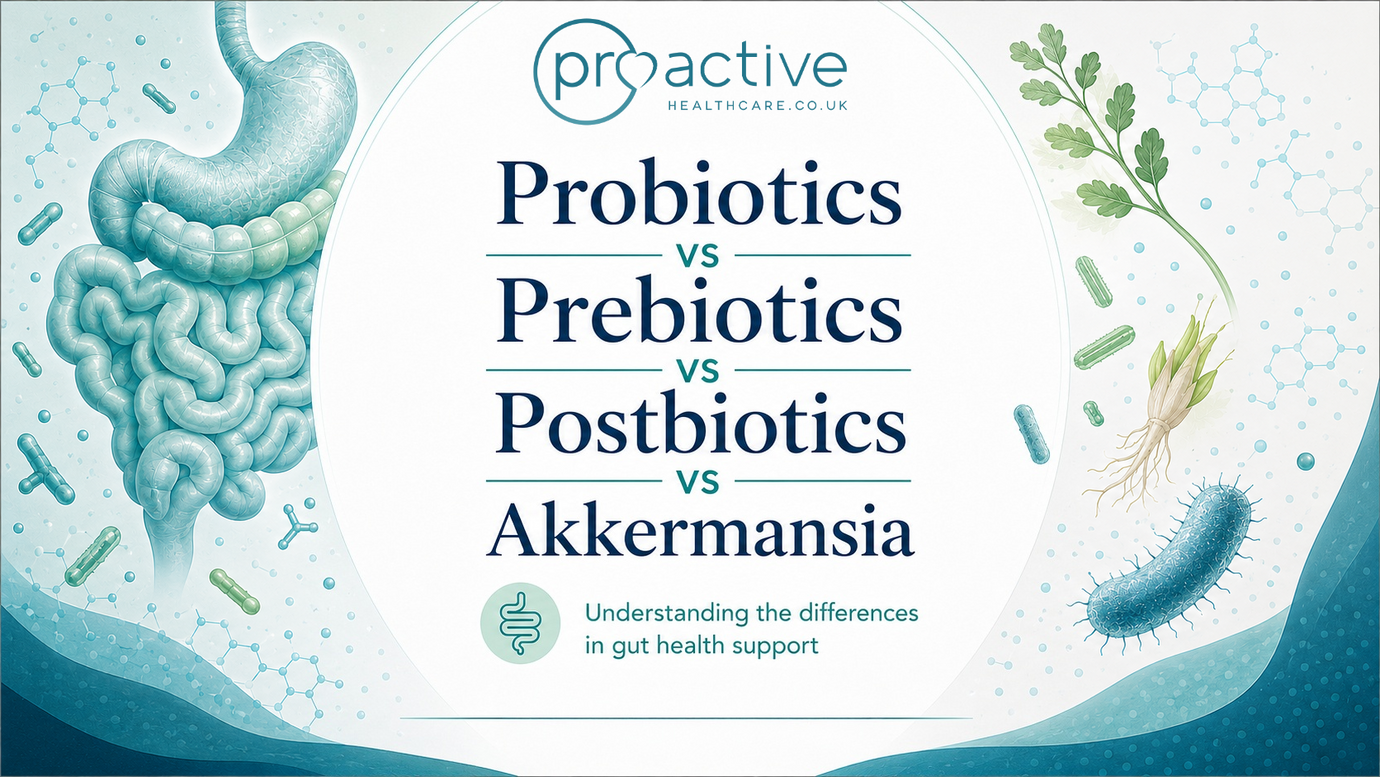 Probiotics vs Prebiotics vs Postbiotics vs Akkermansia: What’s the Difference?