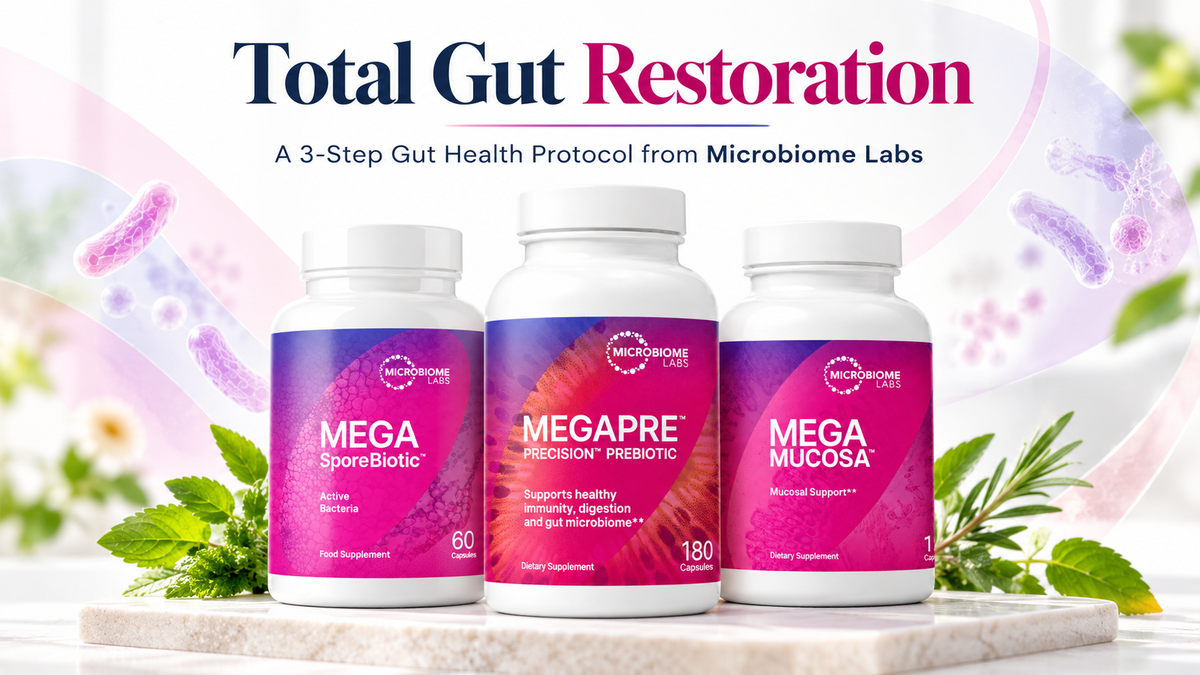 Total Gut Restoration: A 3-Step Approach to Supporting Your Gut Health