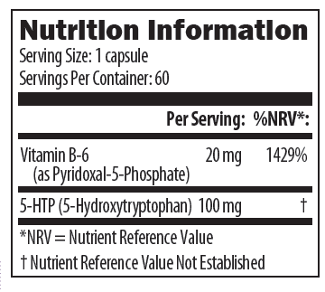 5 HTP Supreme | 60 Capsules | Designs For Health