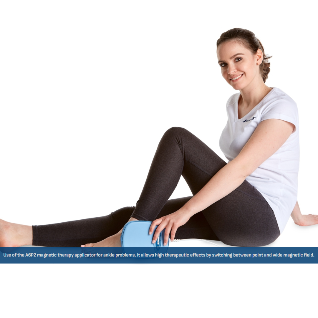 A6P2 magnetic therapy applicator pad in use UK 