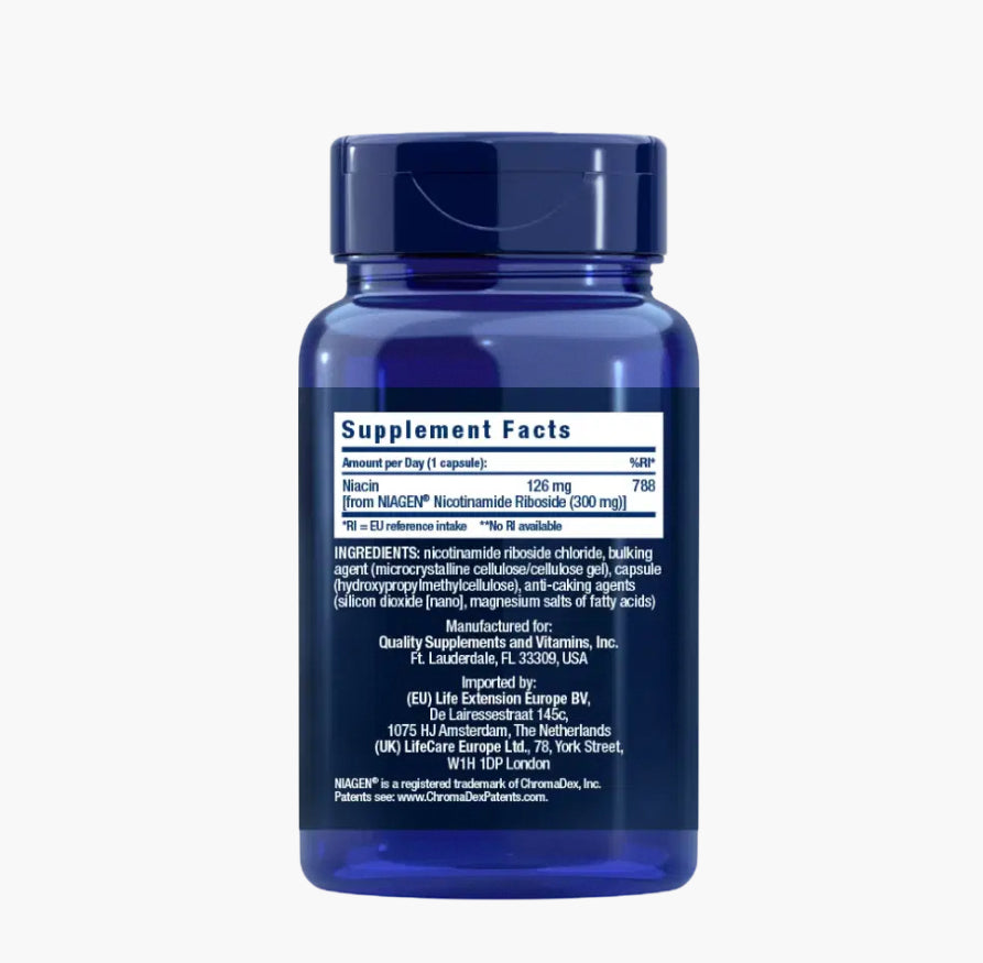 NAD+ Cell Regenerator, 300 mg 30 Veg Capsules