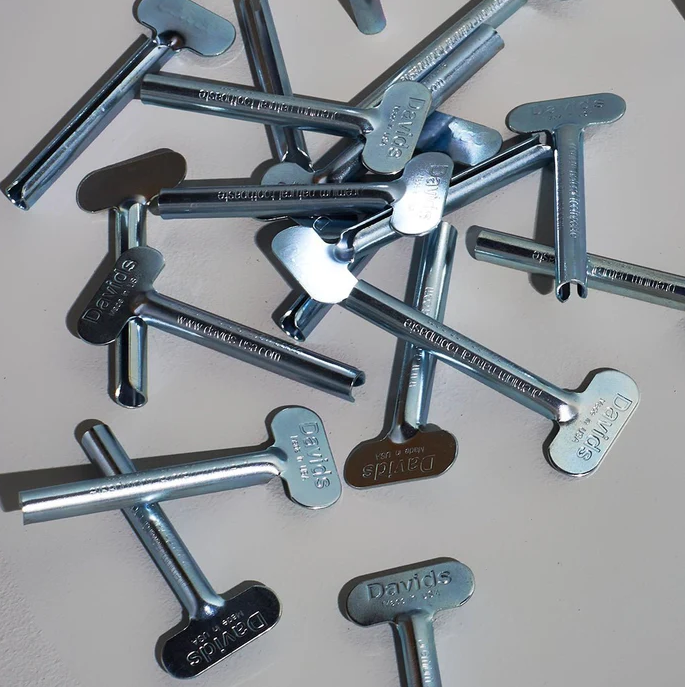 Davids Toothpaste Metal Tube Key