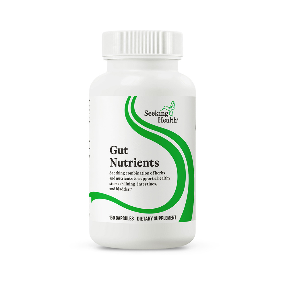 Gut Nutrients 150 Capsules | Seeking Health UK 