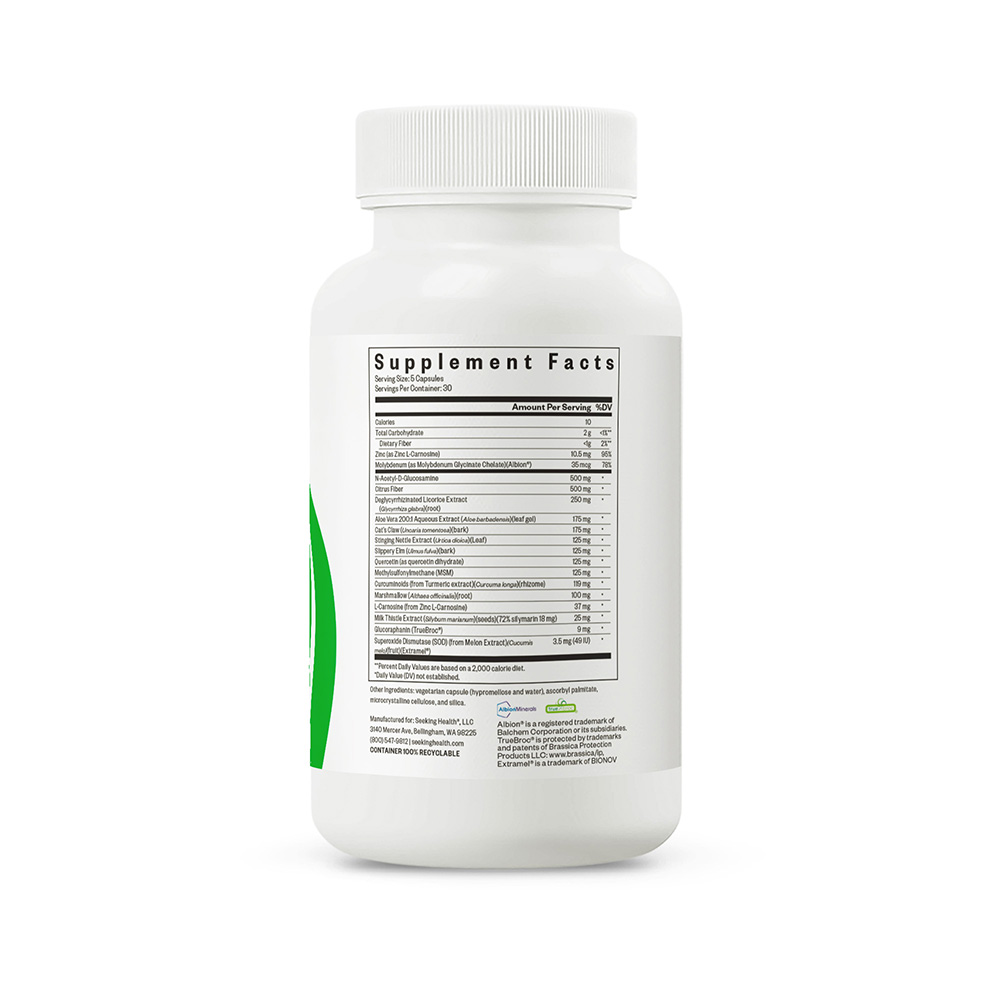 Gut Nutrients 150 Capsules | Seeking Health UK 