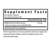 DAO Enzyme (Formerly Histamine Digest) | 90 Capsules | Seeking Health