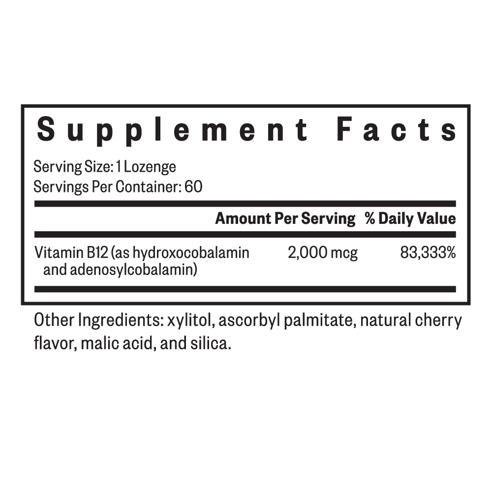 Buy Hydroxo Adeno B12 | 60 Lozenges UK online