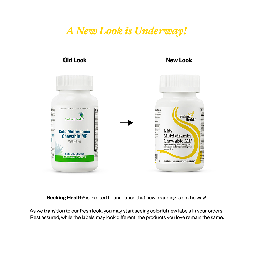 Kid's Multivitamin Chewable MF | 60 Tablets | Seeking Health UK 