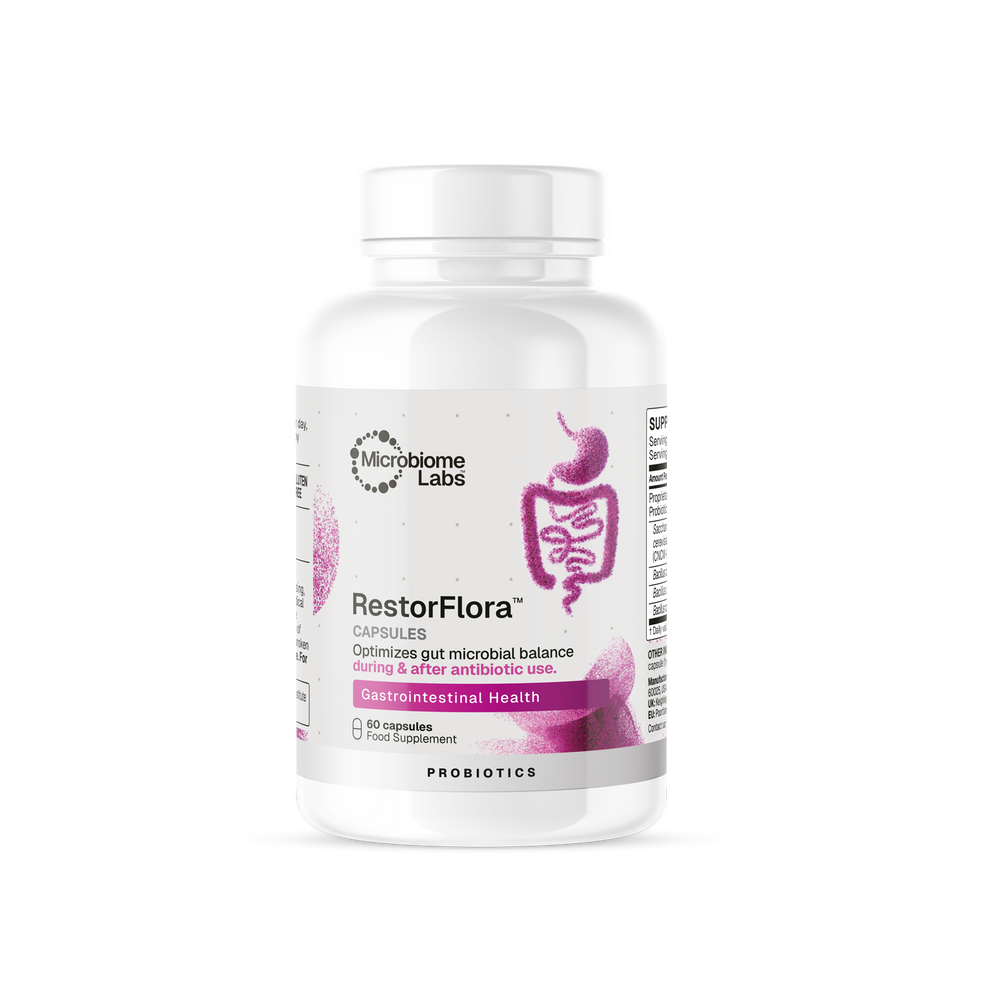 Buy RestorFlora | Spore + Yeast Probiotic | 60 Capsules UK online