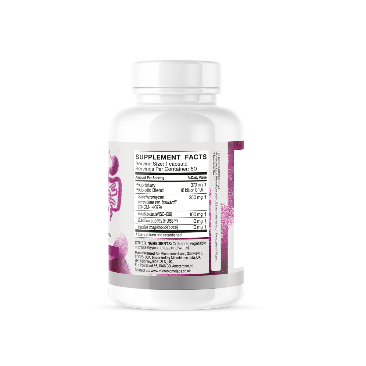 Buy RestorFlora | Spore + Yeast Probiotic | 60 Capsules UK online